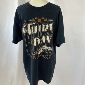 Third Day Farewell Tour Short Sleeve Gildan Shirt Size Large